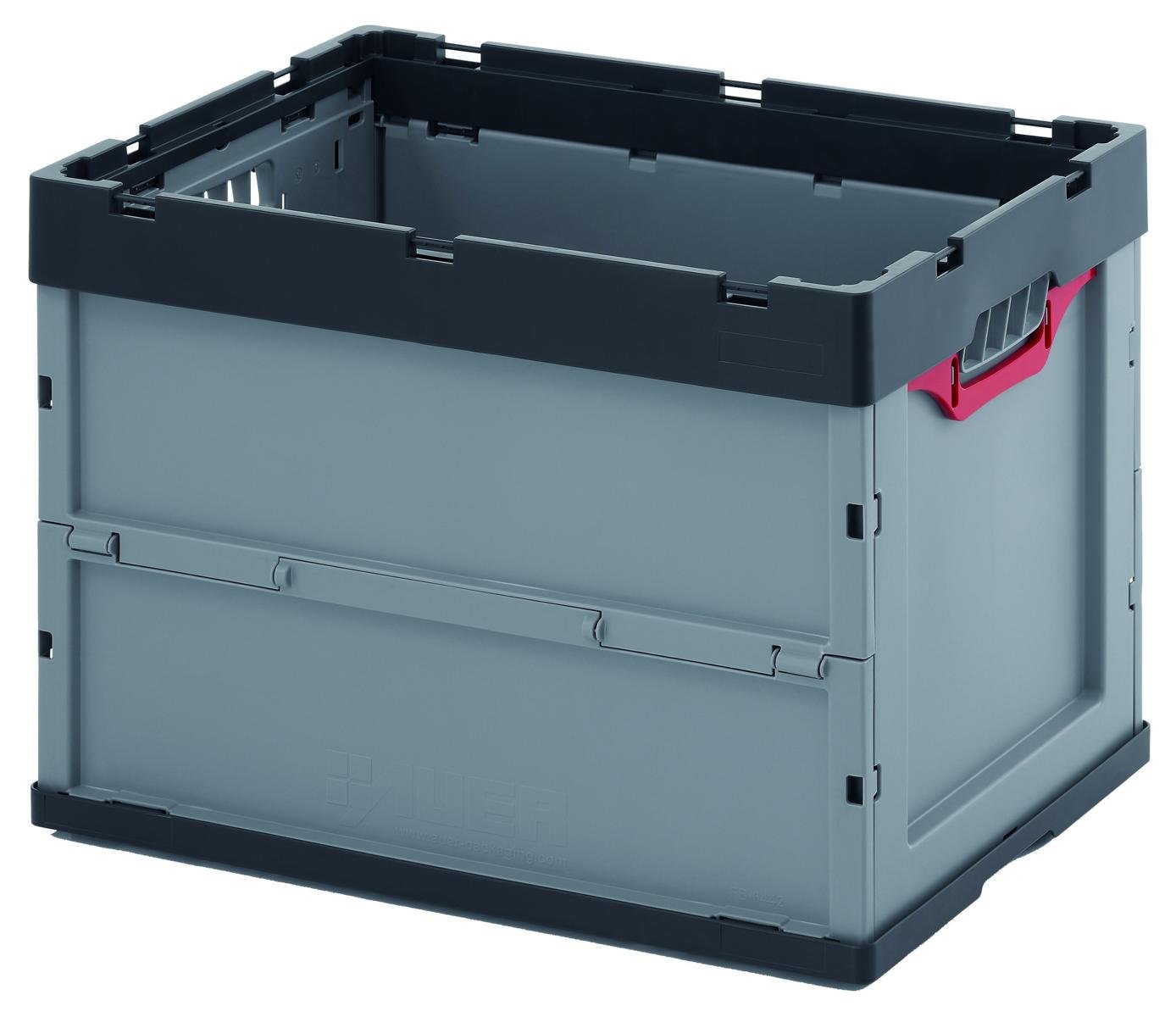 Auer Faltbox 60 x 40 x 42 ohne Deckel - große Klappbox Transportbox Lagerbehälter Box Lager Camping