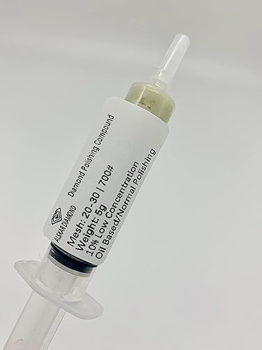 Compuesto de pulido 20-30 micrones Pasta de pulido 0.18 oz con polvo de diamante 10% de concentración (10% 20-30)