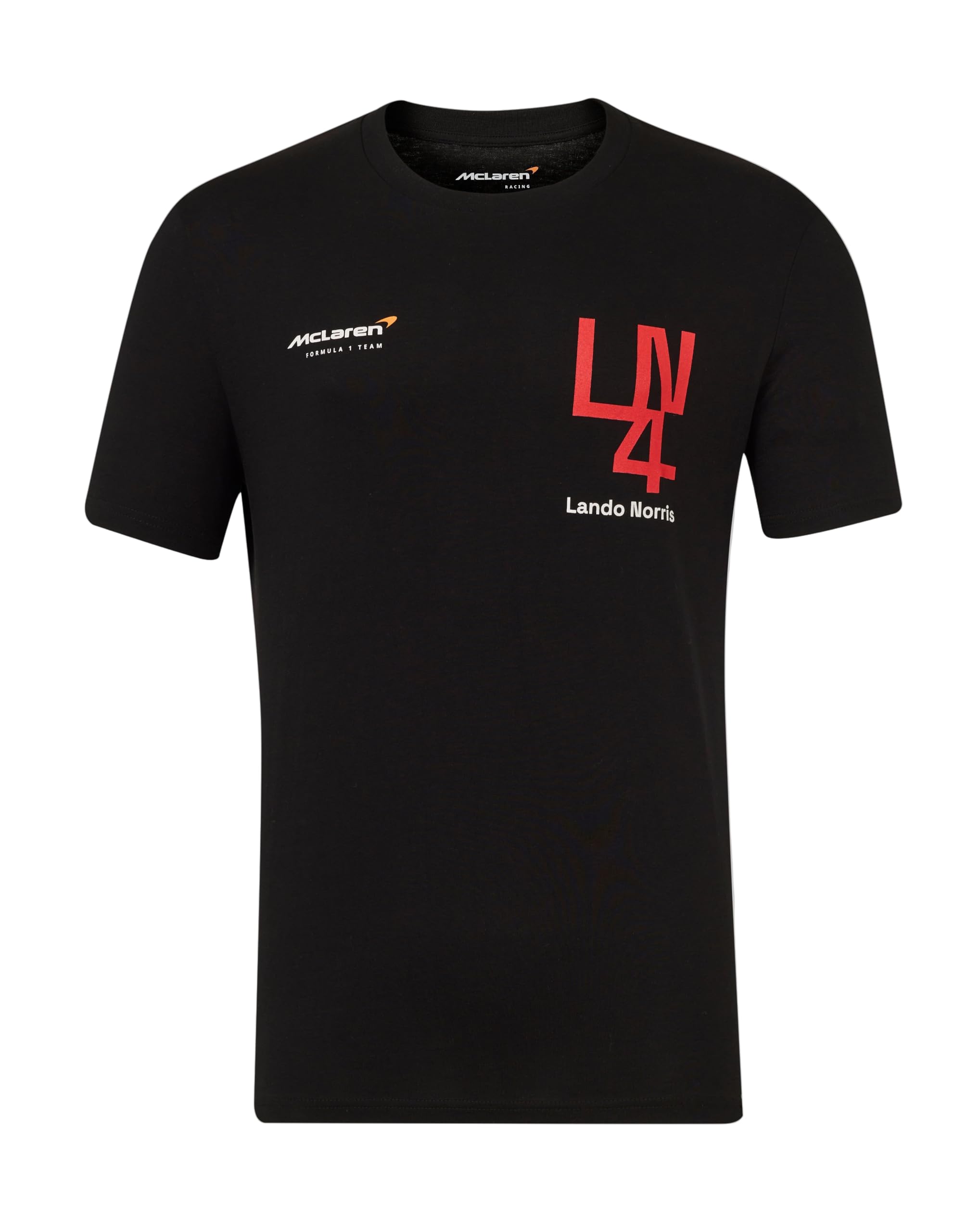 Castore Unisex Black Mclaren F1 Team, Official 2025 Merchandise, Lando Norris Drivers Special Edition Silverstone Winners T-Shirt, (Uk, Alpha, 3XL, Regular, Regular)