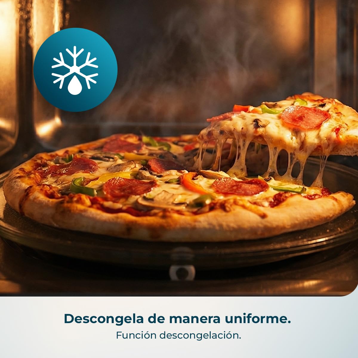 Cecotec Microondas con Grill Proclean 5105 Black. 700W, 20L, Tecnología 3DWave, Grill, 5 Niveles Potencia, Temporizador 30 Min, Descongelación, Pantalla con Reloj, Gratinados Perfectos - 4