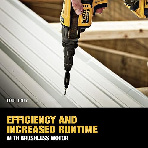 Miniatura 5 de DEWALT Pistola de tornillo 20V MAX XR, embrague Versa, par ajustable, solo herramienta (DCF622B)