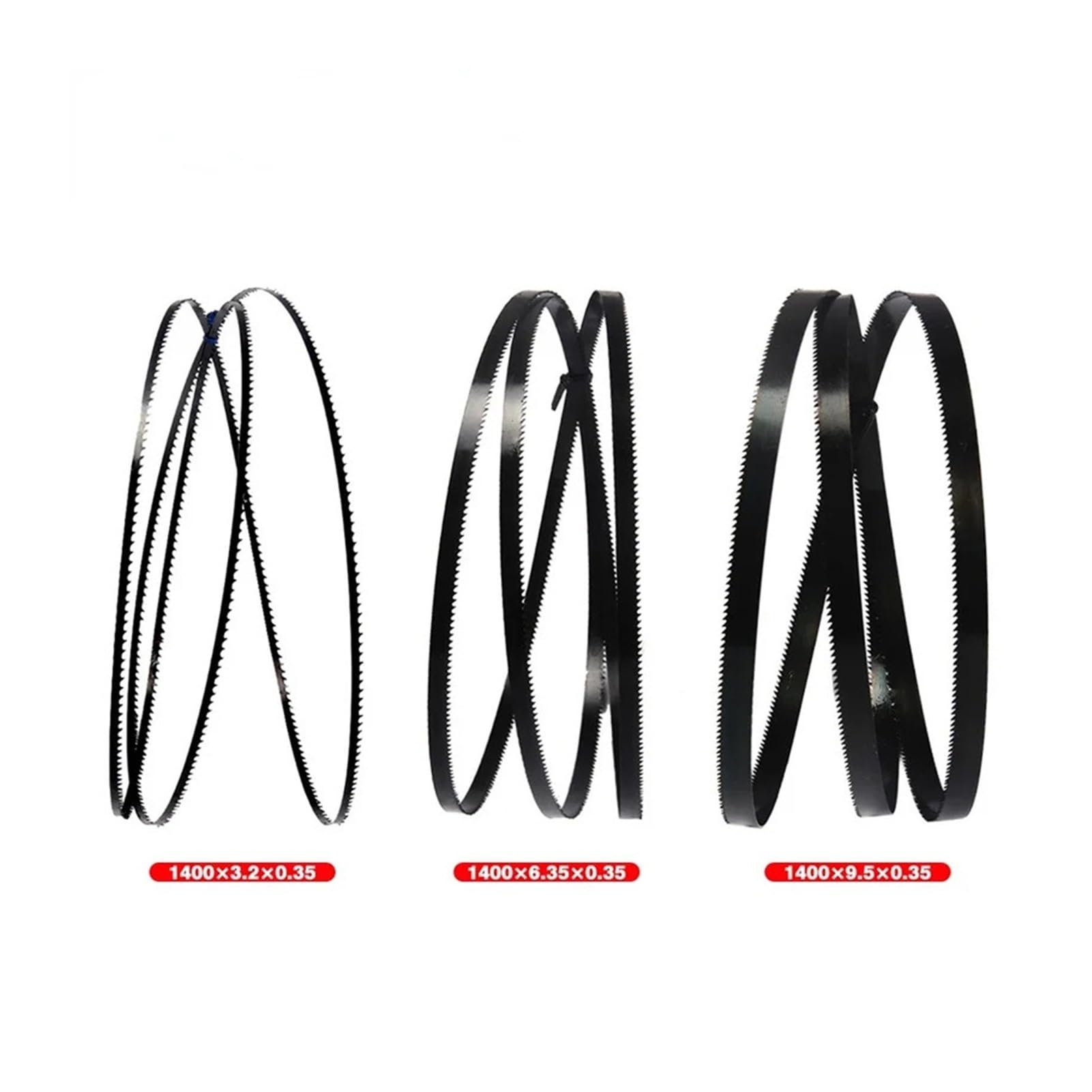Hoja De Sierra Cinta For Einhell SB200 Scheppach HBS20, 1400mm, 3,2/6,35/9,5mm Ancho, 6/14TPI, Accesorios Herramientas For Carpintería, Uds(6.35 6TPI)