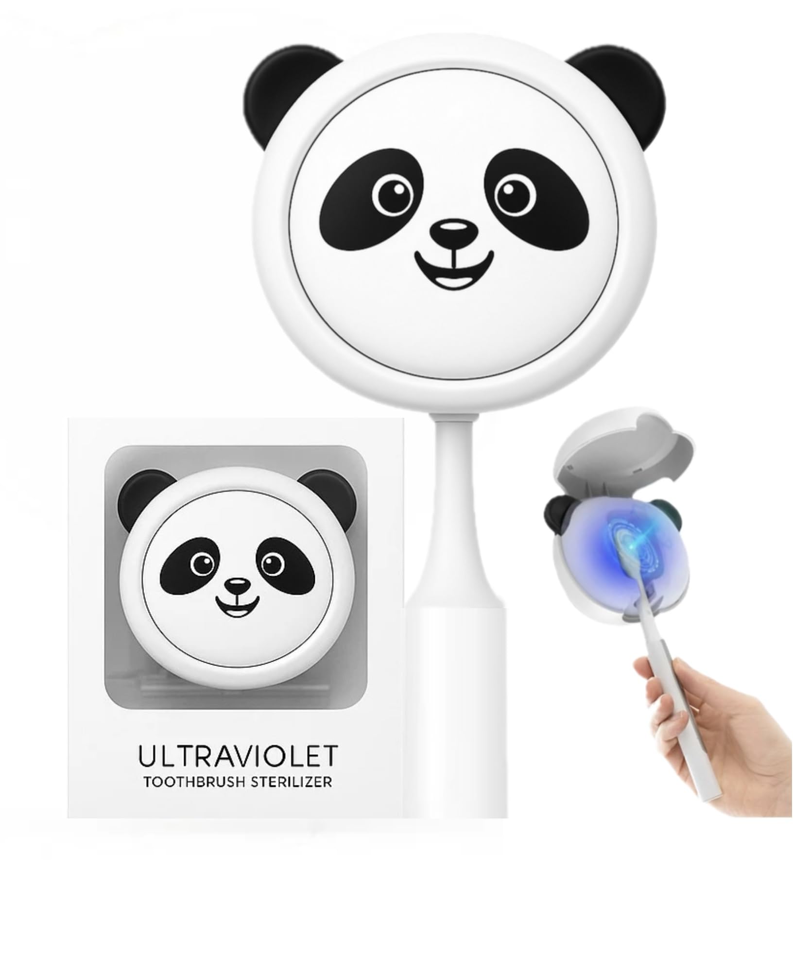 uv toothbrush sanitizer holder - wall mounted toothbrush holders for bathrooms travel toothbrush covers portable rechargeable for any electricmanual toothbrush size