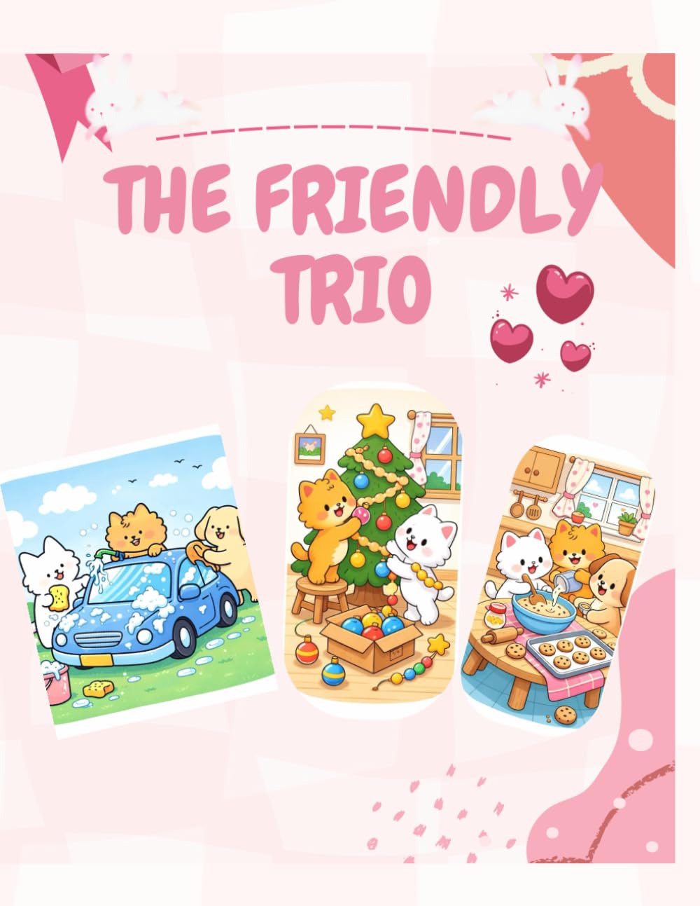 The Friendly Trio: Helping,Sharing and Smiling Together