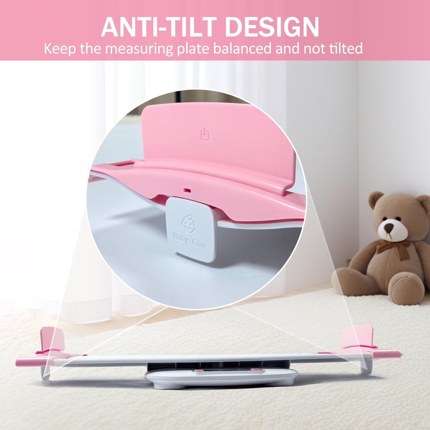 Balance numérique portable pour animal domestique, chien, chat, balance numérique de haute précision, balance électronique pour bébé avec marquage de hauteur, plusieurs modes de pesée, avec