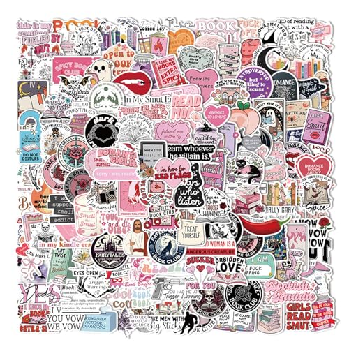 Kindle Stickers Book Laptop Stickers - 150 PCS Romance Funny Bookish Sticker - Book Sticker for kindle Laptops Notebooks Scrapbooks Water Bottles Journal Waterproof