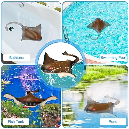 Image of YOTOY Remote Control Shark Toys for Kids Age 6-12 Years, Shark Pool Toys, RC SharkRemote Control Shark for Pool, Shark Toys for Boys 6-12, RC Boat for Pool, Manta Ray Toy, Gift for 6 7 8-12 Kids