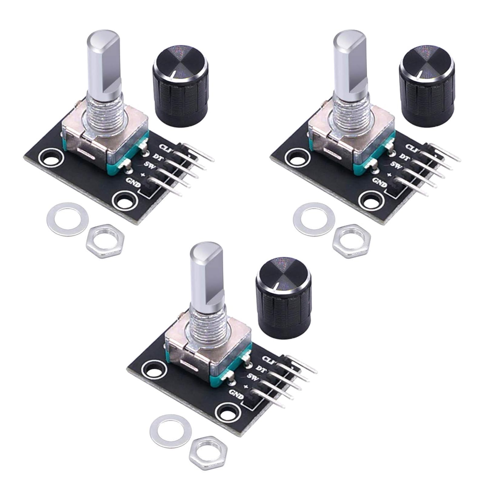 Rotary Encoder Module, 3 Pcs Rotary Encoder Module, Reegor, Rotary Encoder, 360 Degree Rotary Encoder, Push Button Switch for Car Electronics, Multimedia Audio Rotary Encoder Module, 3 Pcs Rotary Encoder Module, Reegor, Rotary Encoder, 360 Degree Rotary Encoder, Push Button Switch for Car Electronics, Multimedia Audio
