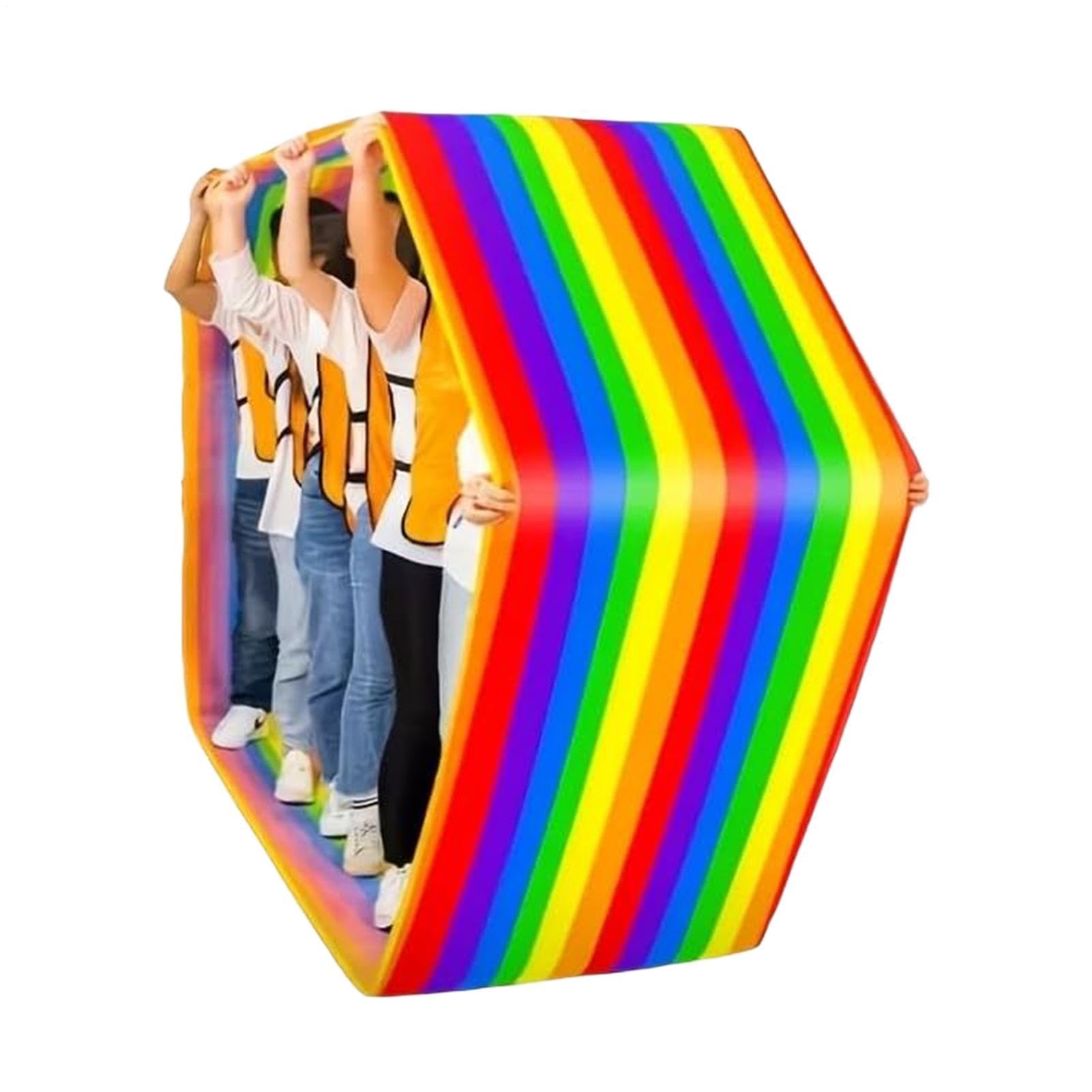 Giochi di Team Building | Tessuto Oxford 210D da esterno multigiocatore | Giochi Team Building Tappeto da Corsa | Per lezioni di ginnastica riunioni famiglia scuola primaria giornata all'aperto