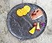 roro Handmade Ceramic Stoneware 11 inch Dinner Plates - Black Speckled Set of 2 | Ideal for Elegant Dining, Fine Cuisine, and Entertaining | for Serving Appetizers, Main Courses