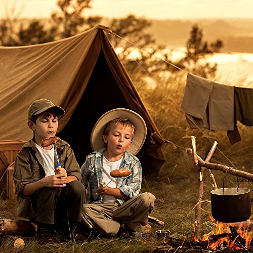 Ezire Marshmallow Roasting Sticks, Extendable Telescoping Smores Skewers For Fire Pit Campfire Bbq Hot Dog Marshmellow 32 Inch, 8Pcs #TOP6