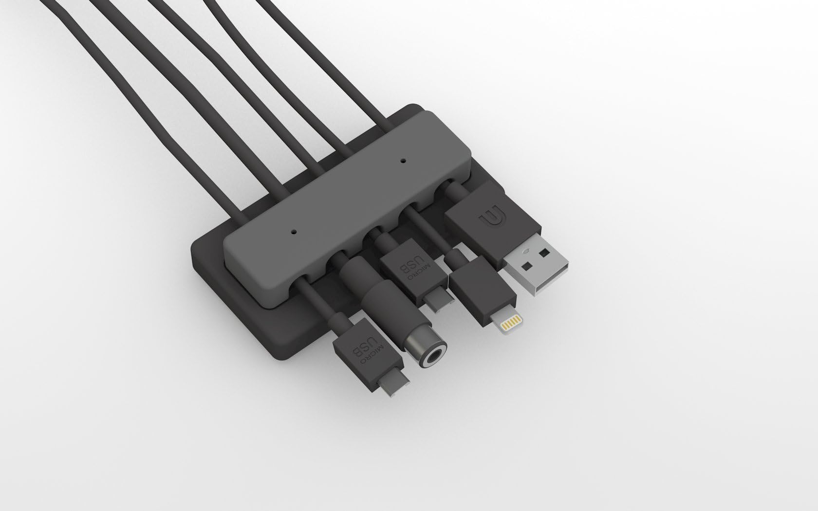 (UU) Cable Magnet Clip for Clipping Cables Into A Bundle -Suzuri