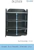 Even File Editor Table Top Organizer Wooden Document Shelf Model 2, BLACK
