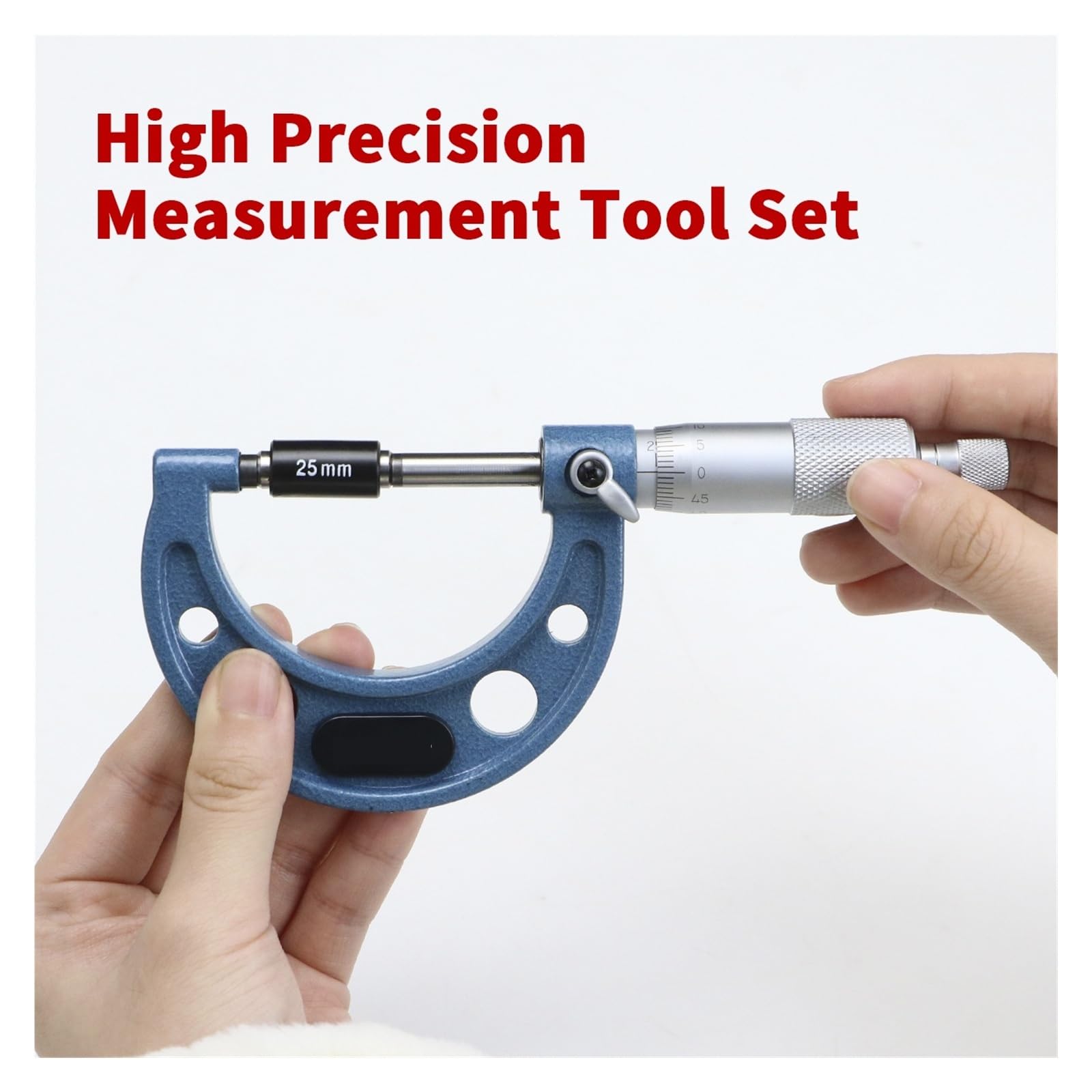 6 sztuk 0-150mm 0.01mm zestaw mikrometrów zewnętrznych narzędzie mechanika dokładność zestaw mikrometrów węglikowych ze standardami grzechotką Zmierz wszystko