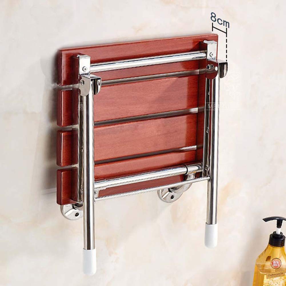 Buy Gxni Folding Bath Shower Seat Chair WallMount FoldUp Seat Chair Teak Wood Shower Seat