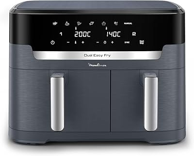 Moulinex Dual Easy Fry XXL friteuse 2 tiroirs