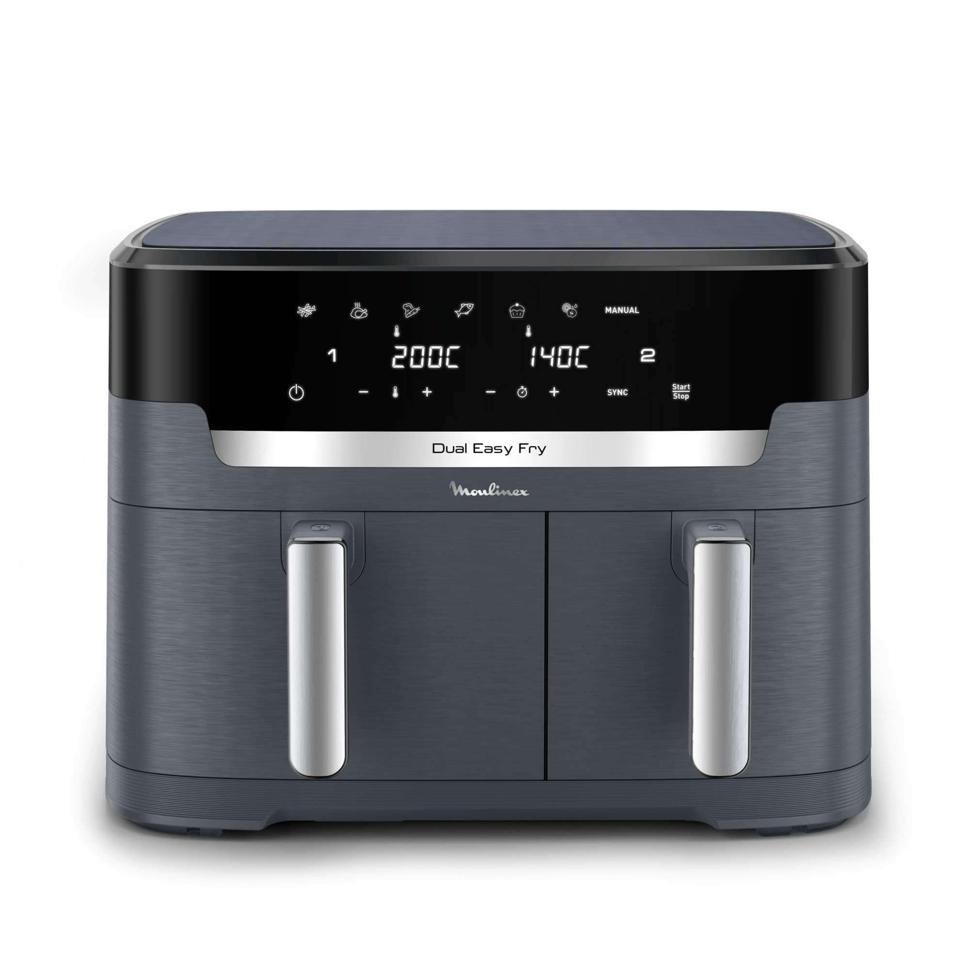 Air fryer 2 tiroirs Moulinex XXL : finissez-en avec les repas froids pour 10