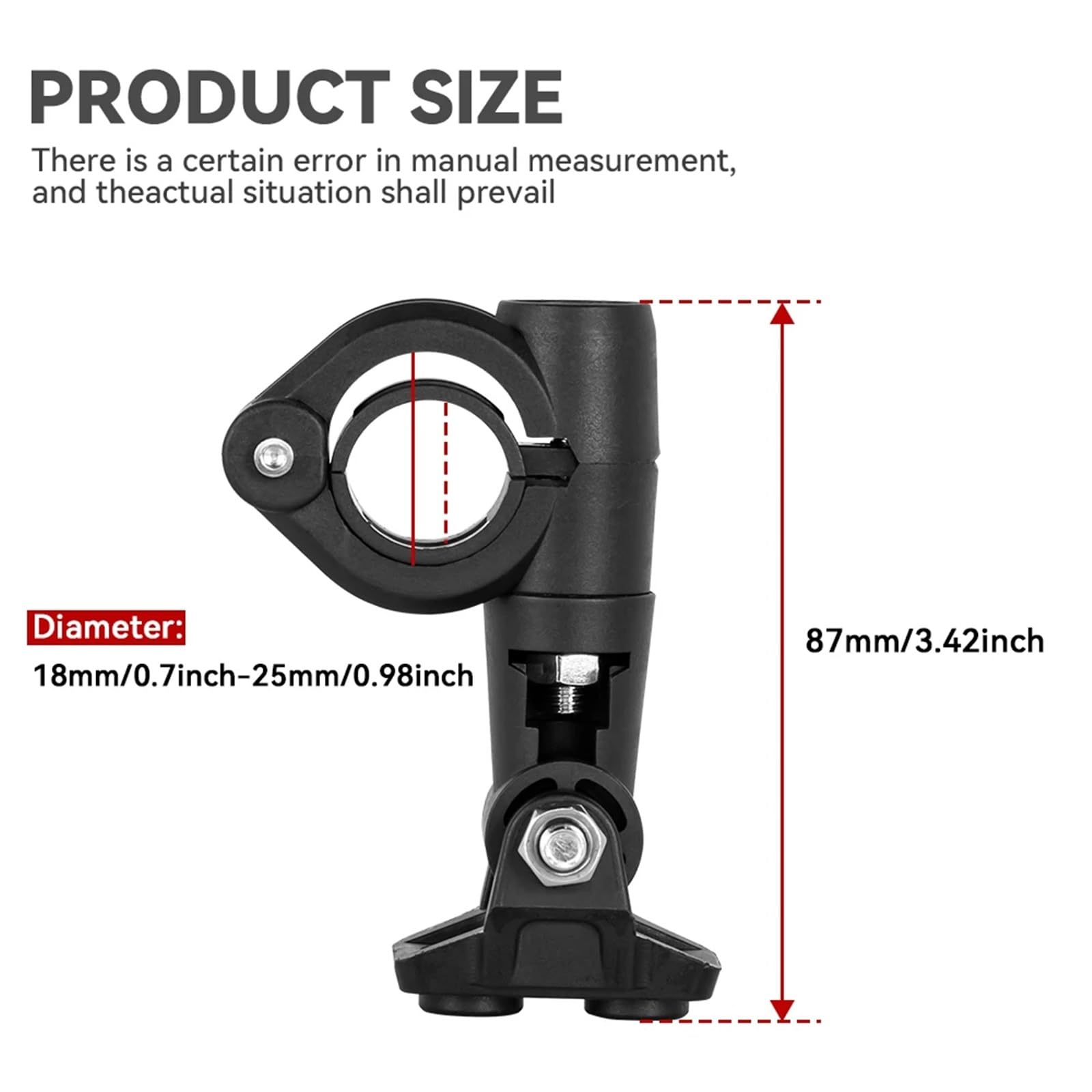 Supporto universale per luci ausiliarie per moto, accessori per motori, supporto per fendinebbia, adatto per BMW R1200GS supporto adattatore faro per lampadina