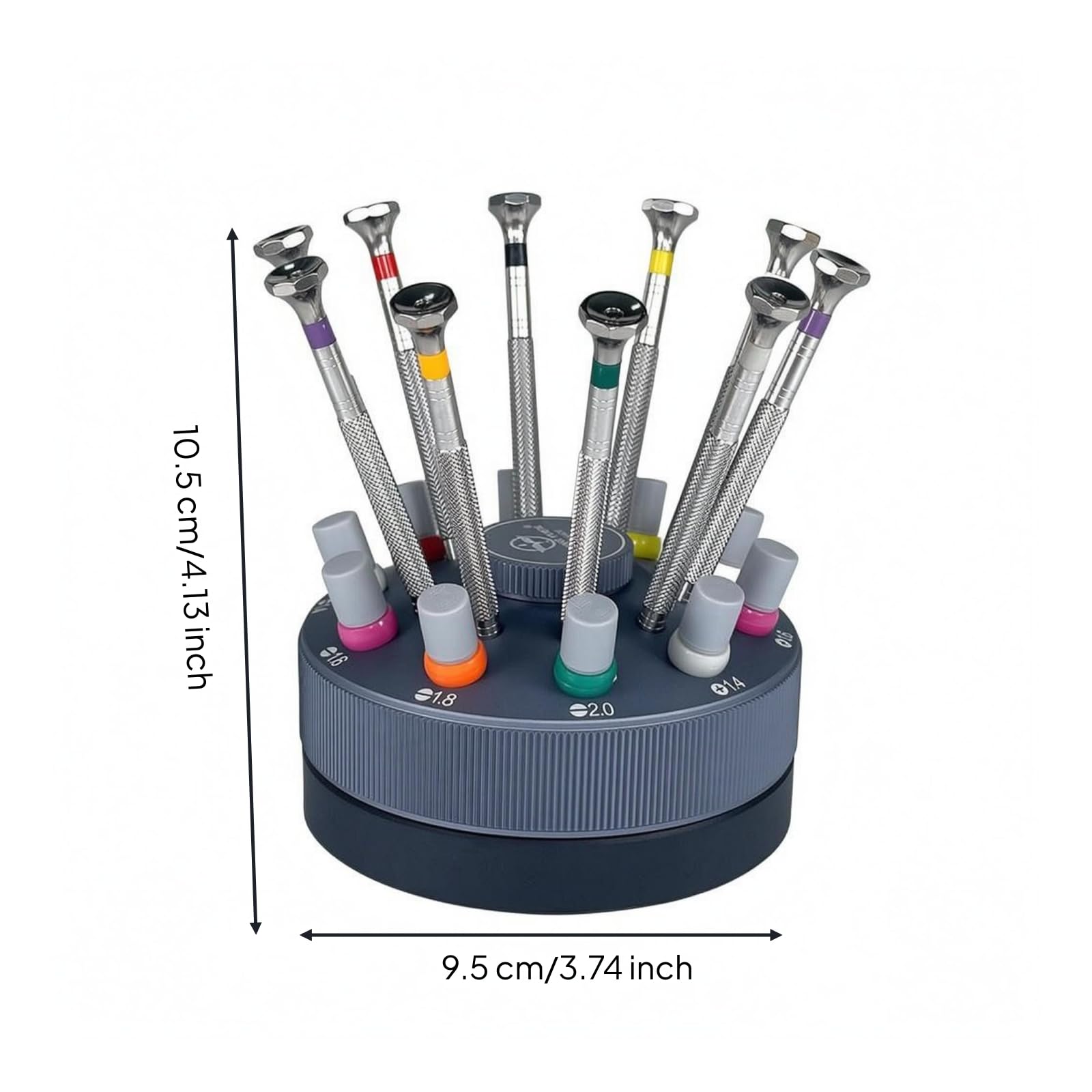 Set Cacciaviti Precisione Acciaio S2 Cacciaviti Precisione Uso Versatile Cacciavite Orologiaio, Set Di Cacciaviti GY007 Piccolo Ottagono Con Punte A Croce E A Taglio, Più 10 Punte Aggiuntive
