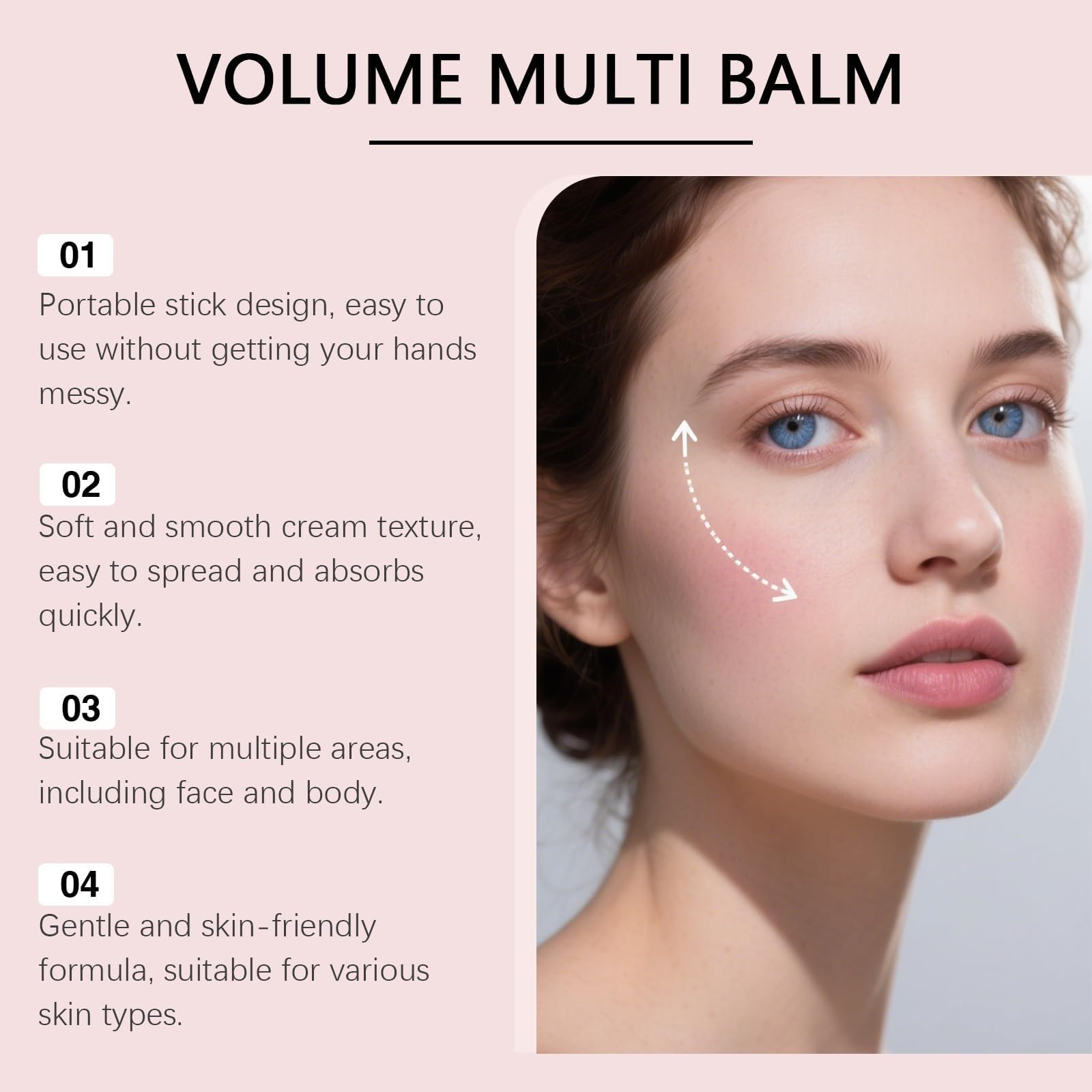Multifunktionsstift PDRN Kollagen, koreanisch, Anti-Aging, Füllung, sofortige Wirkung, feuchtigkeitsspendend, schnelle Absorption, nicht klebend, Make-up-Basis für Lippen, Augen und Hals