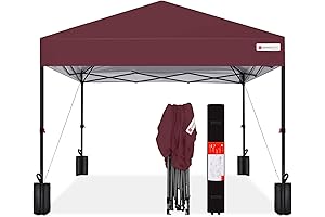 Rockpals Pop-Up Tent: Instant 12x12ft Canopy for One