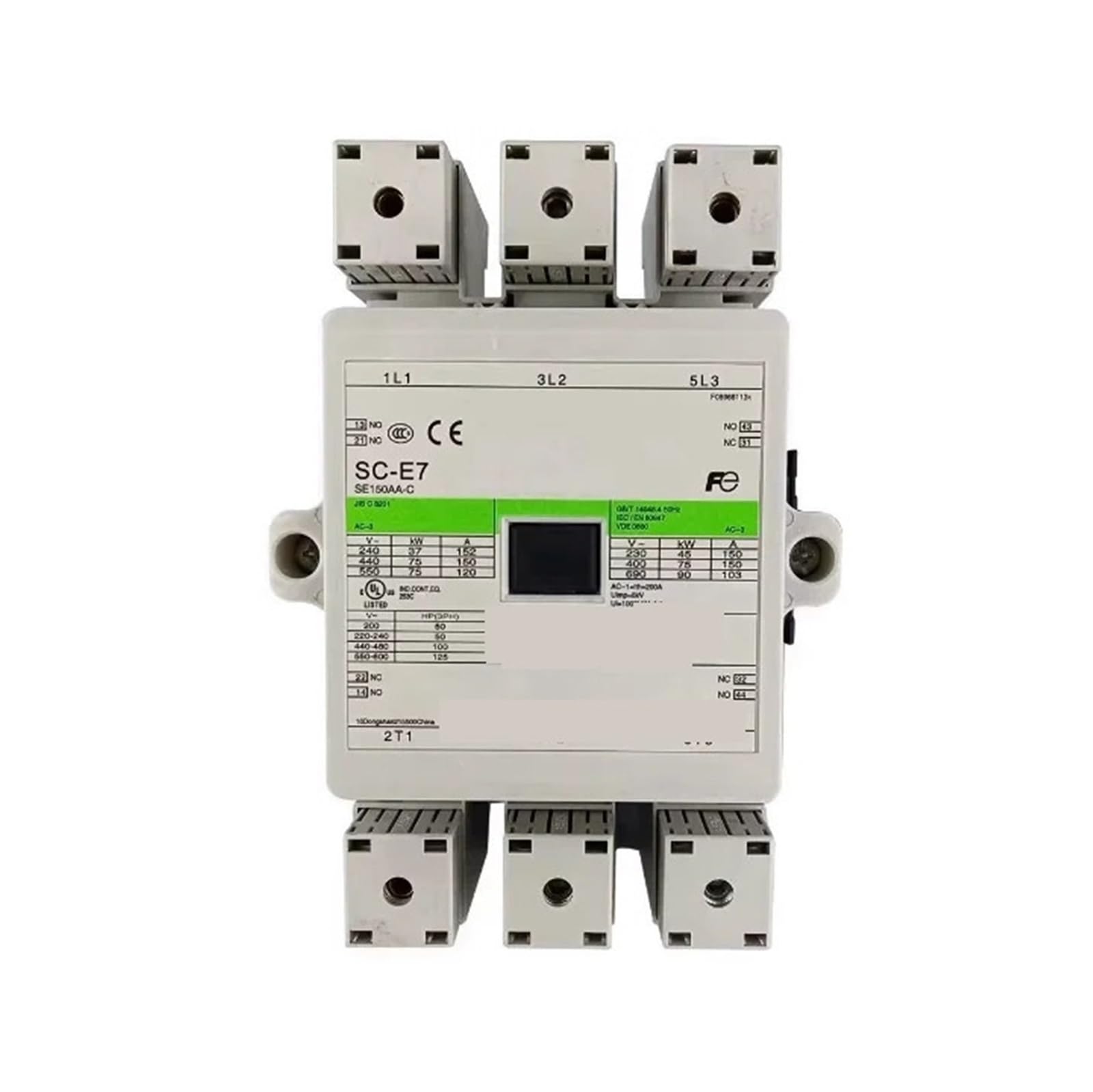 Contacteur SC-E3P et SC-E4P pour circuit industriel triphasé