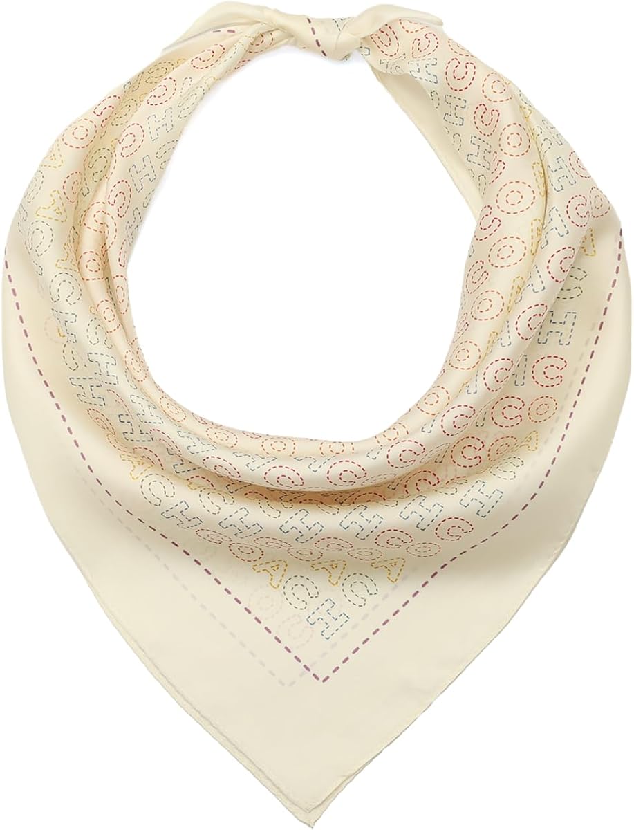 COACH Stitch Printed Silk Bandana