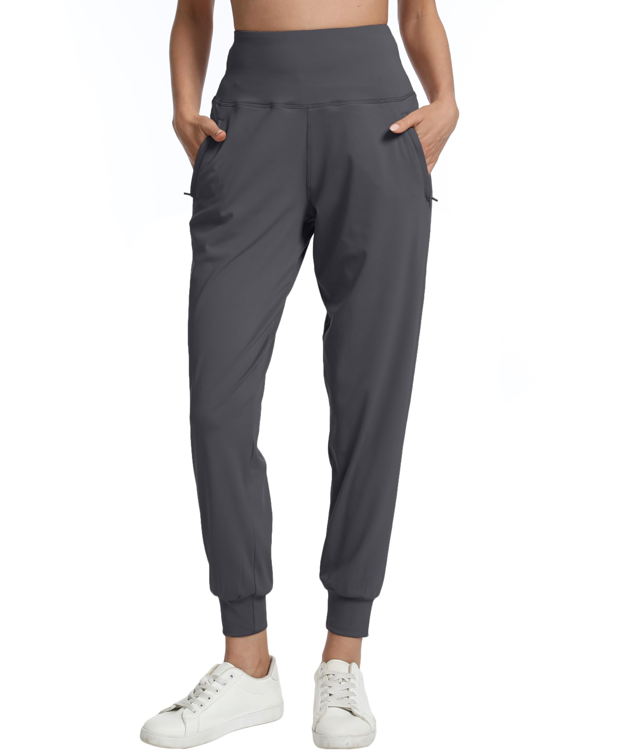 Joggers for Women with Zip Pocket Lightweight Sweatpants