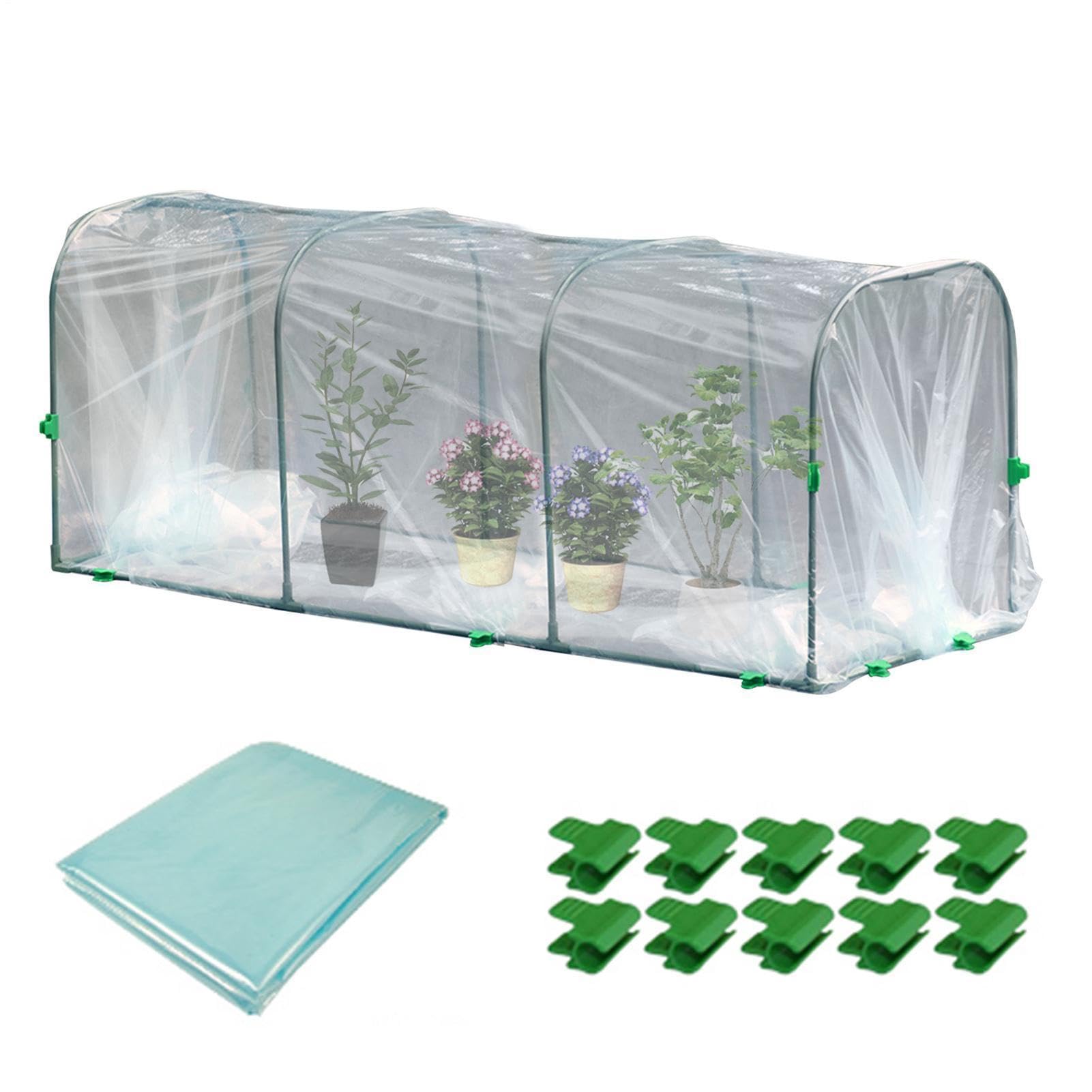 Mini Serra per Piante Casa da giardinaggio portatile per piante da | Camera calda impermeabile per piante da giardinaggio per tende da neve per freddo