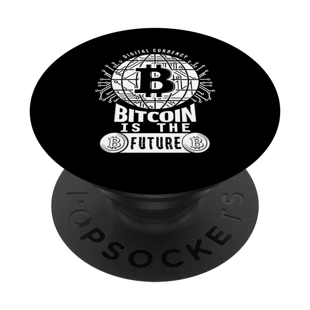 Amazon.com: Bitcoin es el meme de criptomoneda de la luna del futuro  PopSockets PopGrip: agarre intercambiable para teléfonos y tabletas :  Celulares y Accesorios