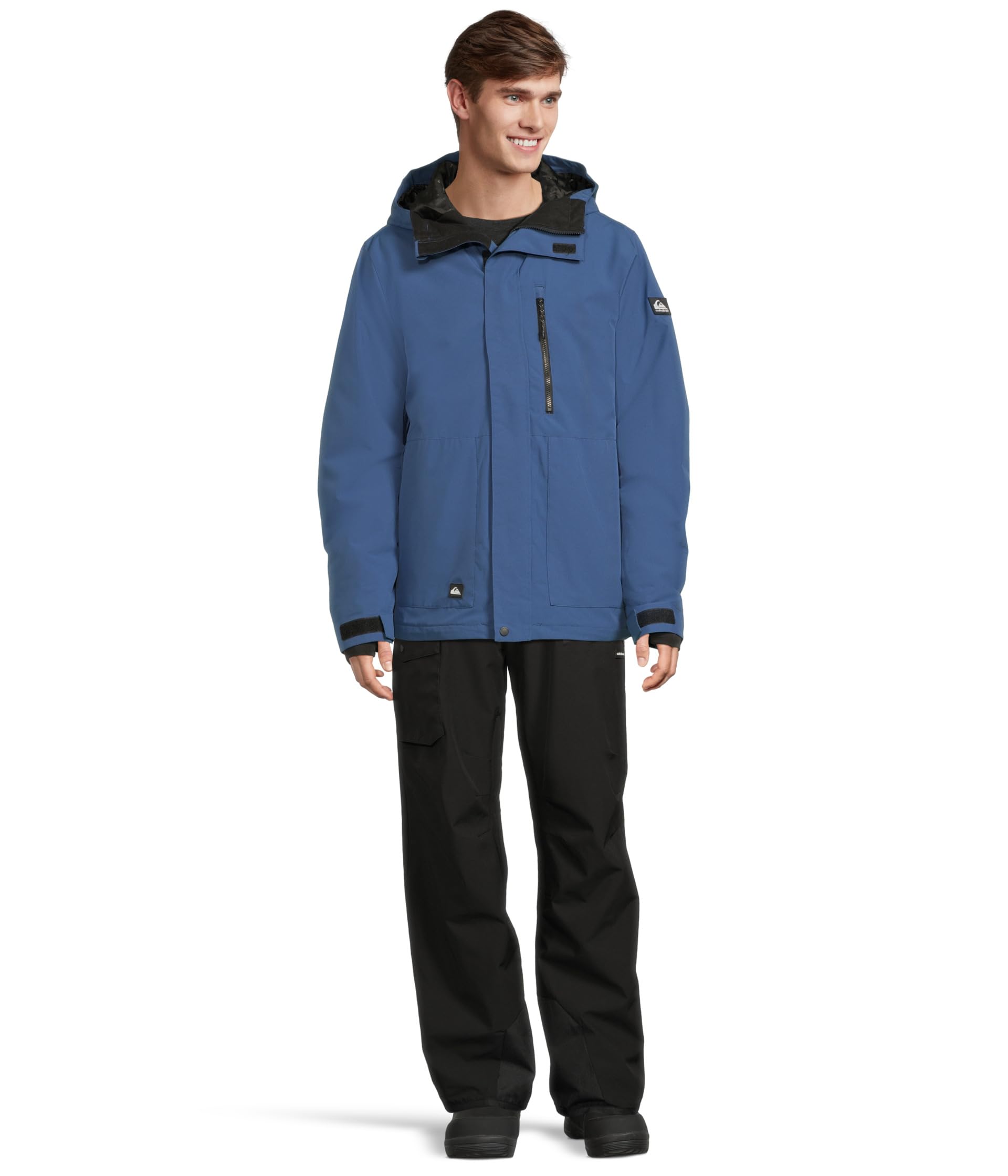 Amazon.com : Quiksilver Men's Standard Mission Solid Snow Jacket