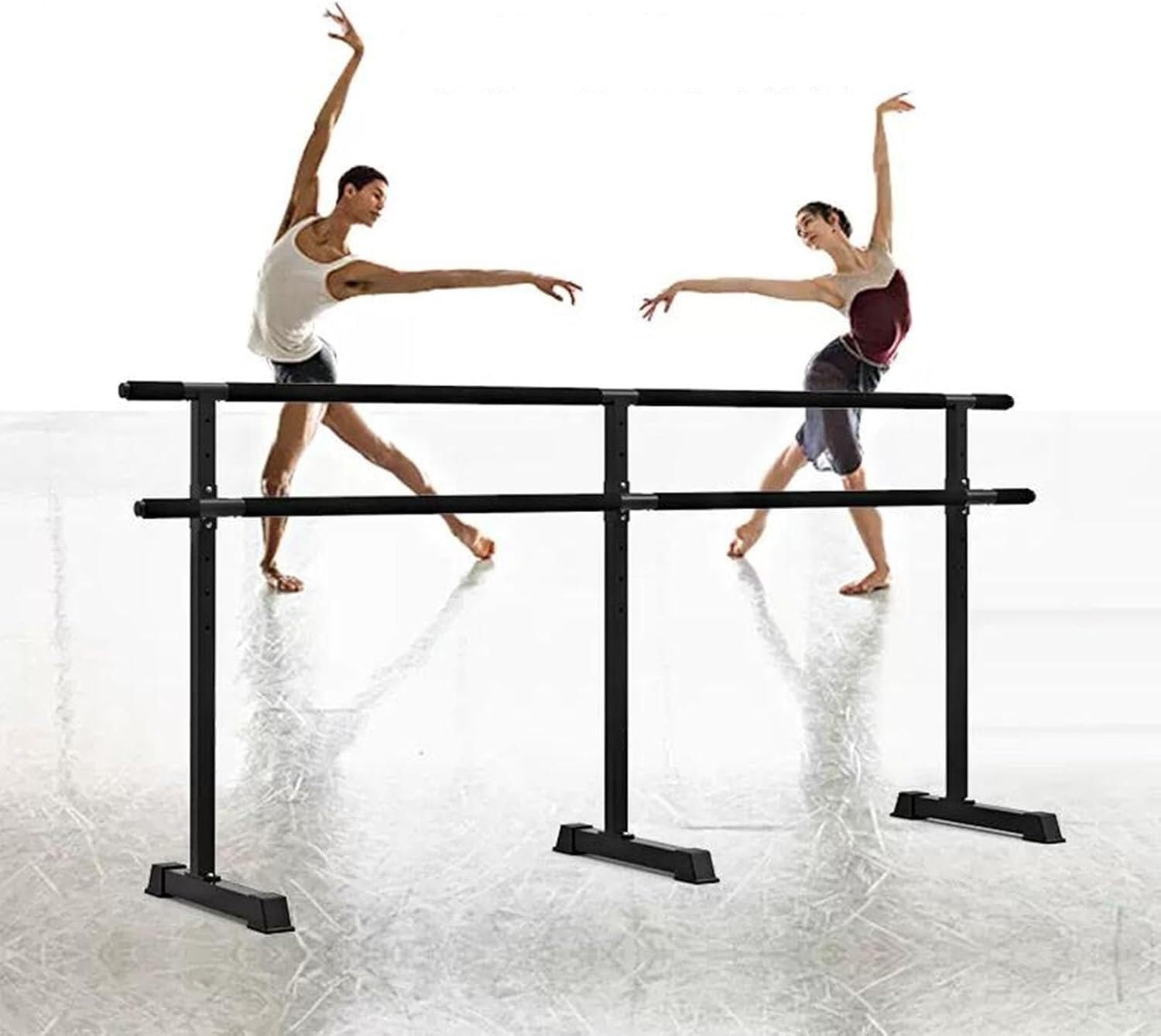 Barre de ballet réglable stable pour équipement de fitness