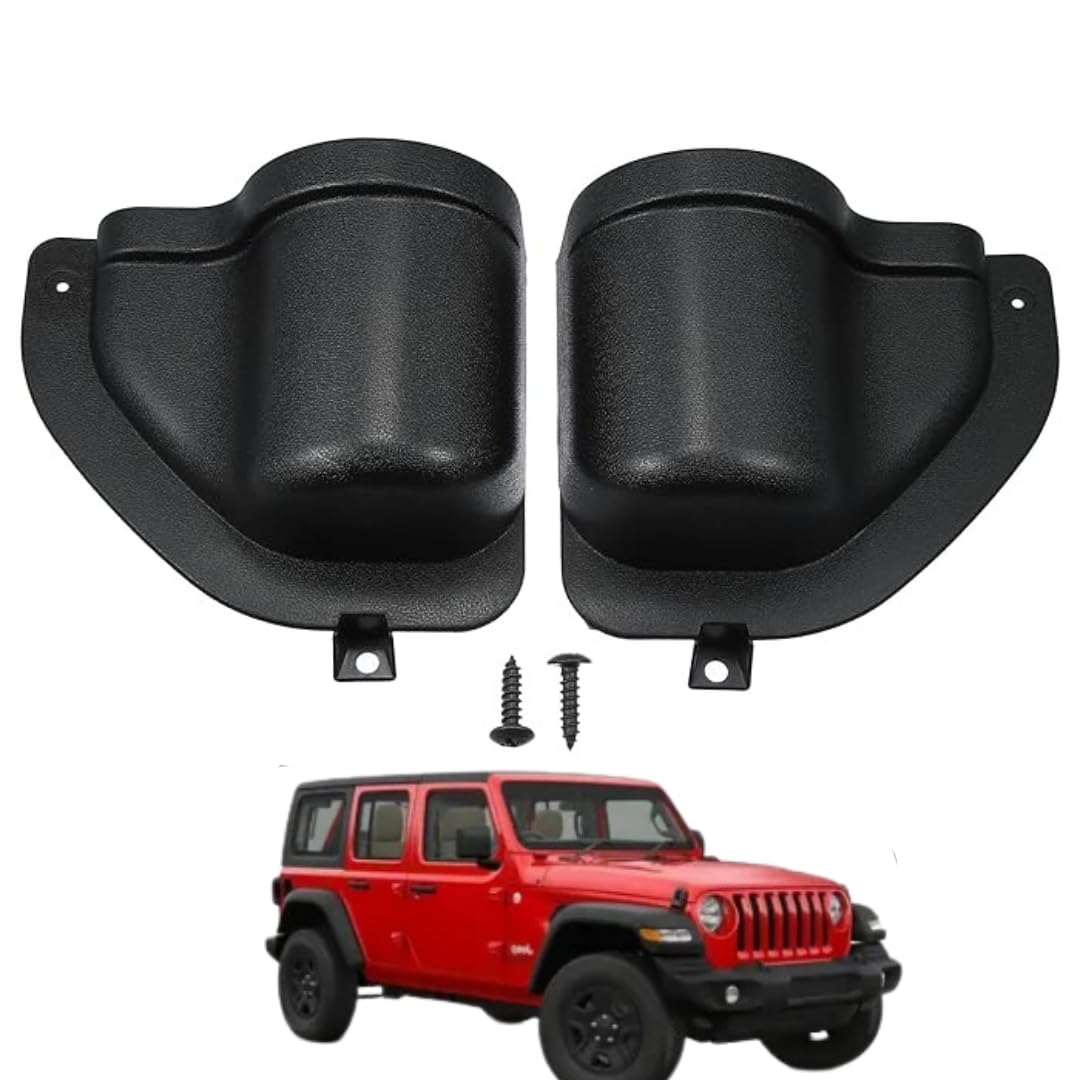 TRX AUTO Front Door Storage Pocket Organizer with Bottle Holder | For Jeep Wrangler JL JT Models 2018 2019 2020 2021 2022 Jeep Wrangler JL 4XE JLU Rubicon Sport Sahara Gladiator JT | Accessories