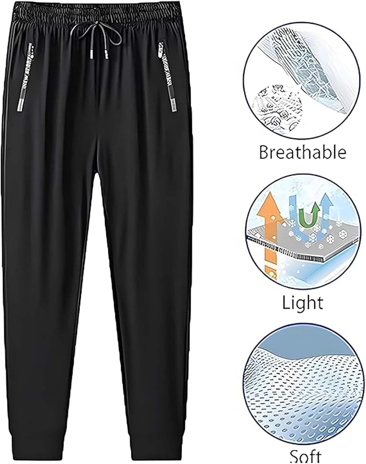 Stretchy Pants for Women, Stretch Active Pants for Women Over 50, Women's Comfy Pants Quick Drying& Wrinkle-Resistant