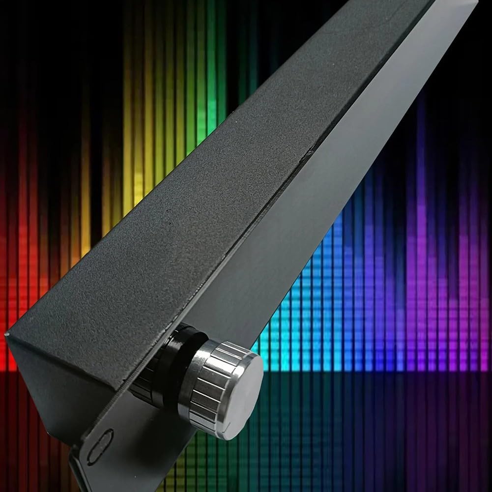 HpLive LED-Musikspektrumanzeige,Audio-Level-LED-Anzeige，31-Band Musik-Spektrum-Anzeige Dual-Kanal 15-Band Digitaler Equalizer mit Fernbedienung für Bühne KTV Bar