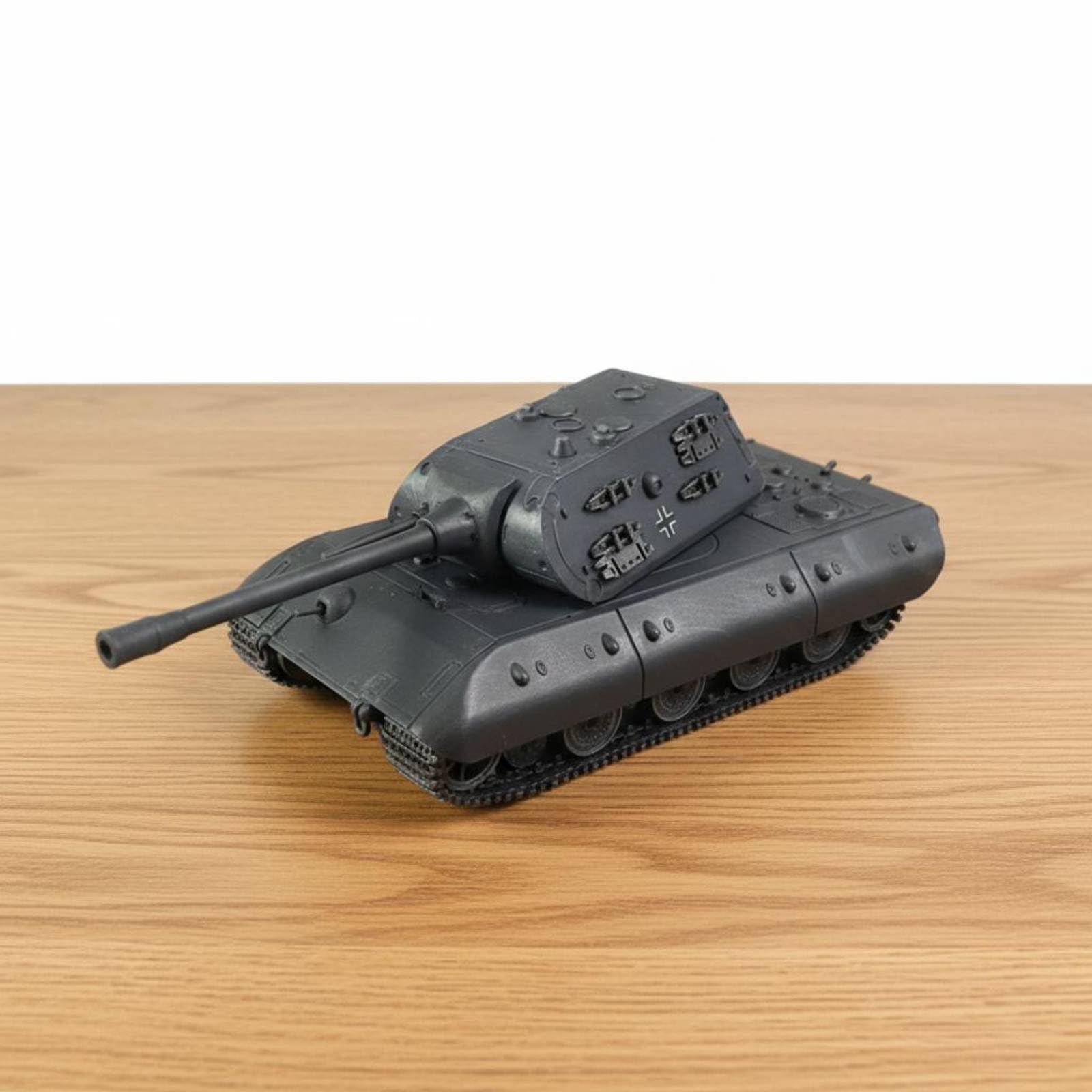 Modellino Pressofuso Del Carro Armato Heavy Tank Model Torretta Girevole Modellino Carro Armato 1:72 Dettagli con Dettagli Collezionisti, Scrivania, style to 1