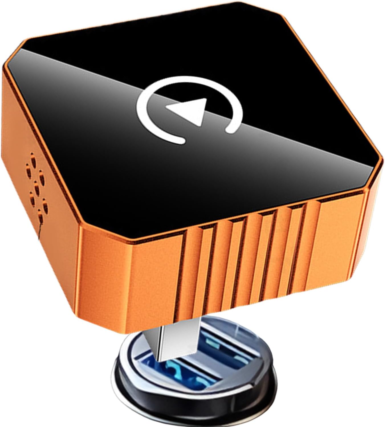 Adaptador inalámbrico – Mini USB 3.1 x 3.1 x 1.1 cm convertidor inalámbrico | Auto WiFi | Plug and Play Smart Adapter | Conexión rápida Smartphone | Accesorio vehículo