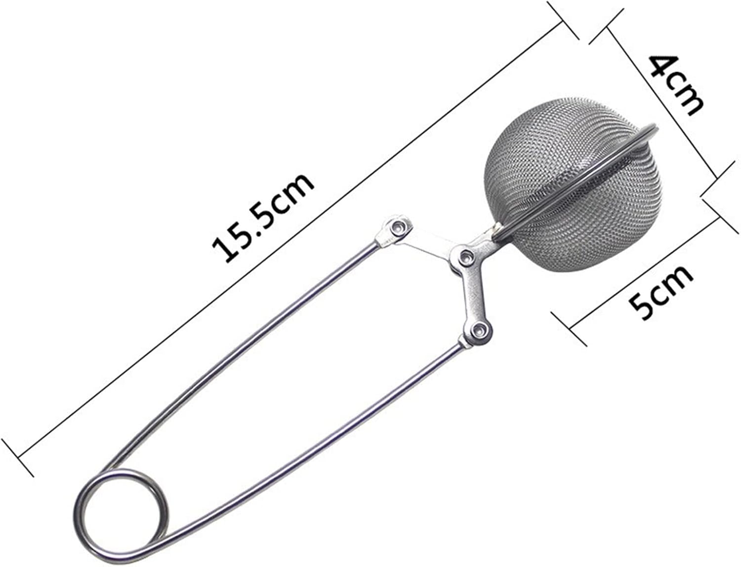 Tea Filters Stainless Steel Tea Maker Ball mesh Filter Tea Ware Coffee Vanilla Spice Filter Diffuser Handle Tea Ball