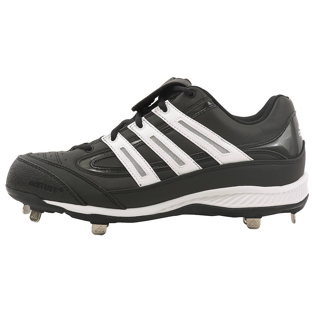 adidas Men's Spinner 7 Low (sz. 12.5, Black/White/Metallic Silver)