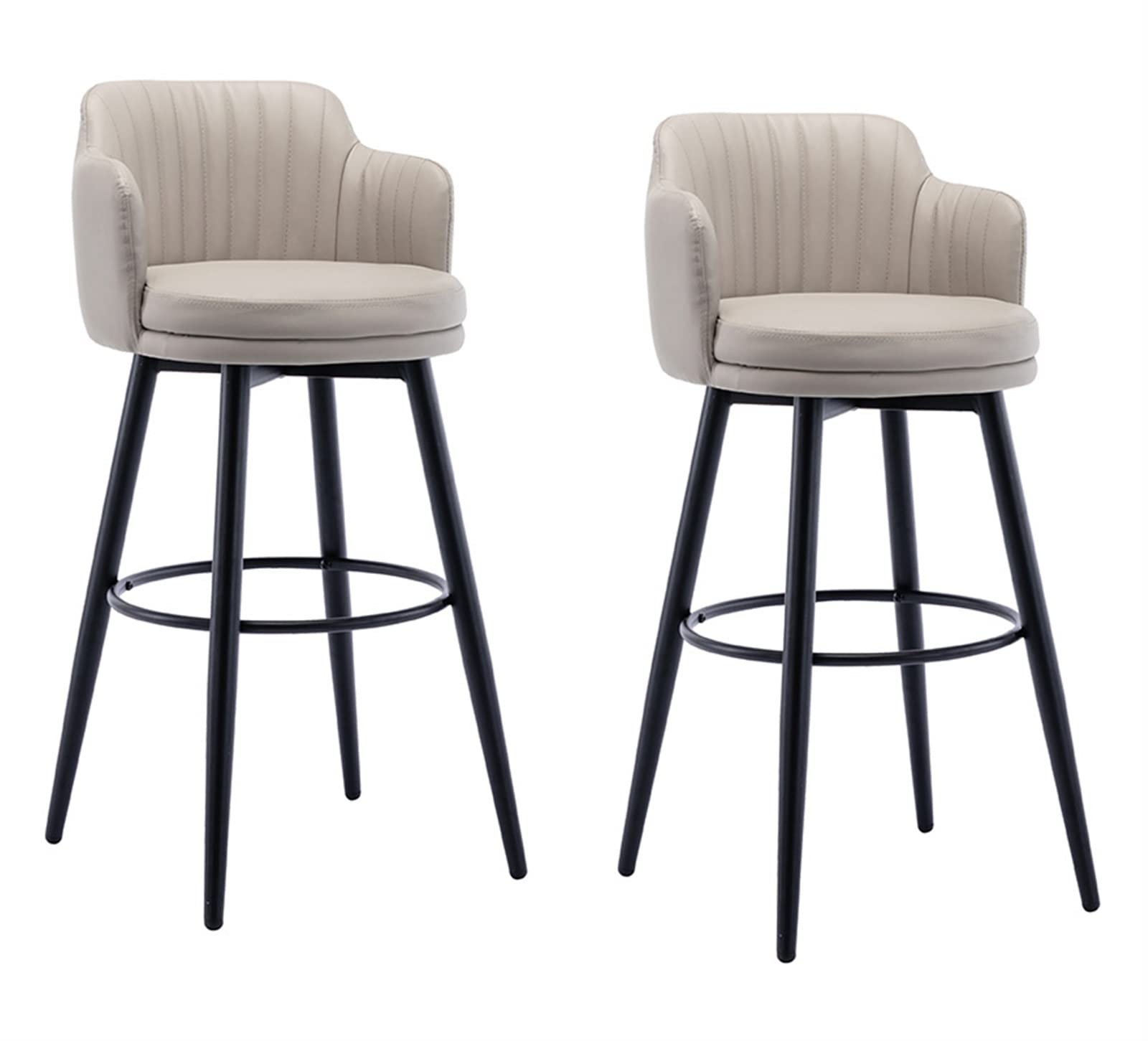 Tabouret de bar pivotant confortable lot de 2 : finis les maux de dos au comptoir