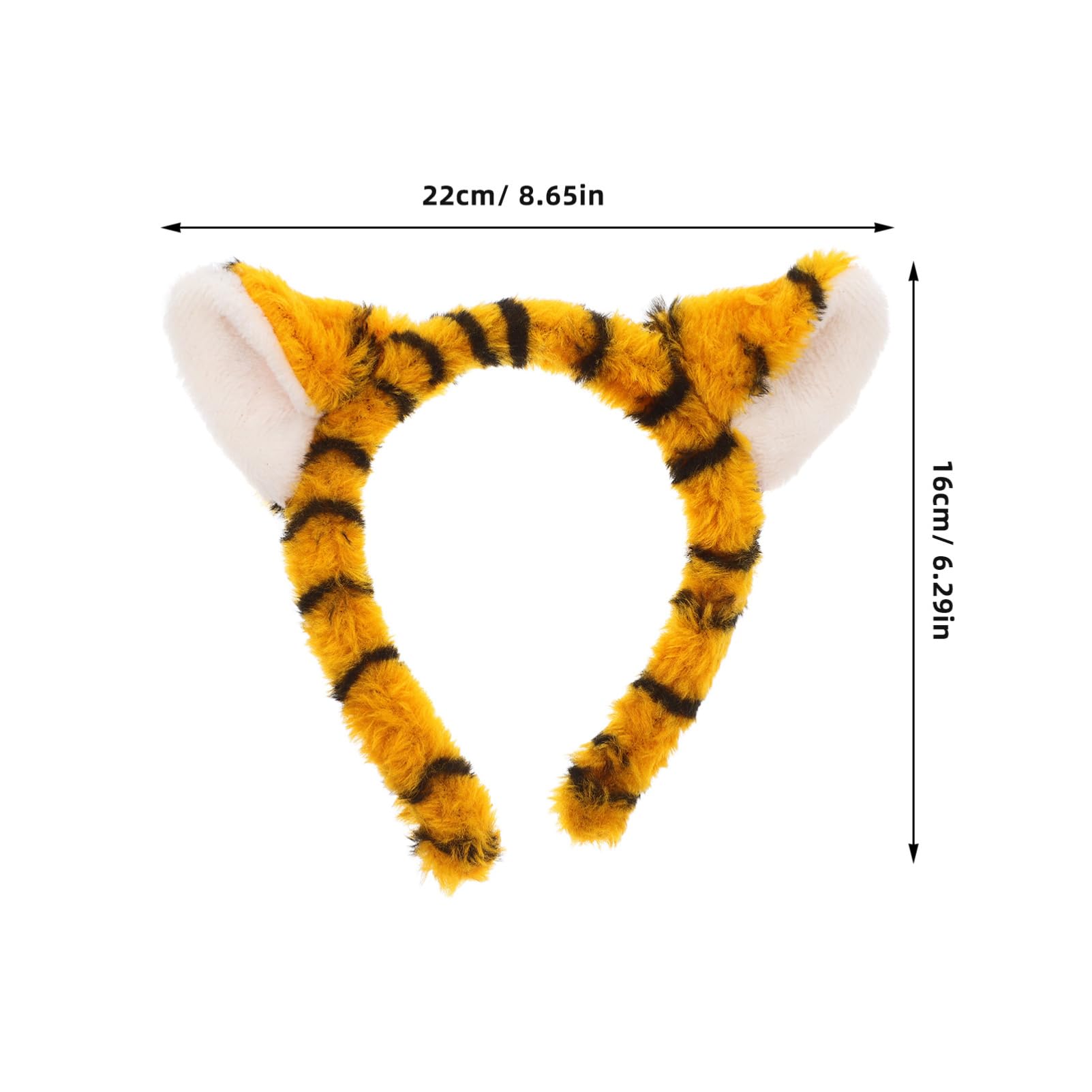 Diadema Con Patrón De Tigre De 3 Piezas, Forma De Oreja De Animal De Dibujos Animados, Tocado Lindo Con Personalidad, Accesorios Fotográficos Diadema Con Patrón De Tigre De 3 Piezas, Forma De Oreja De Animal De Dibujos Animados, Tocado Lindo Con Personalidad, Accesorios Fotográficos