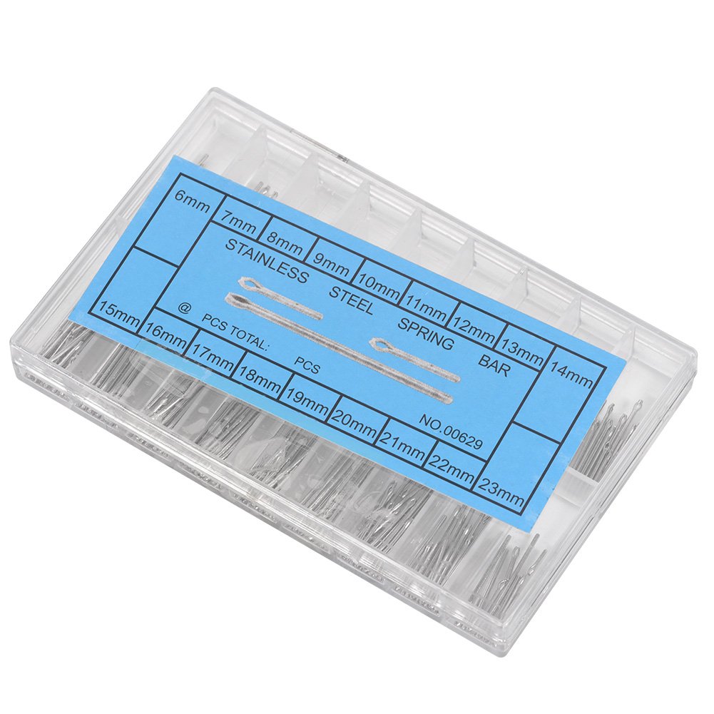 VGEBY 360Pcs Spring Fixing Bar, Watch Belt Spring Linking Bar Wristwatch Strap Fixing Repair Tool Watch Tools & Accessories