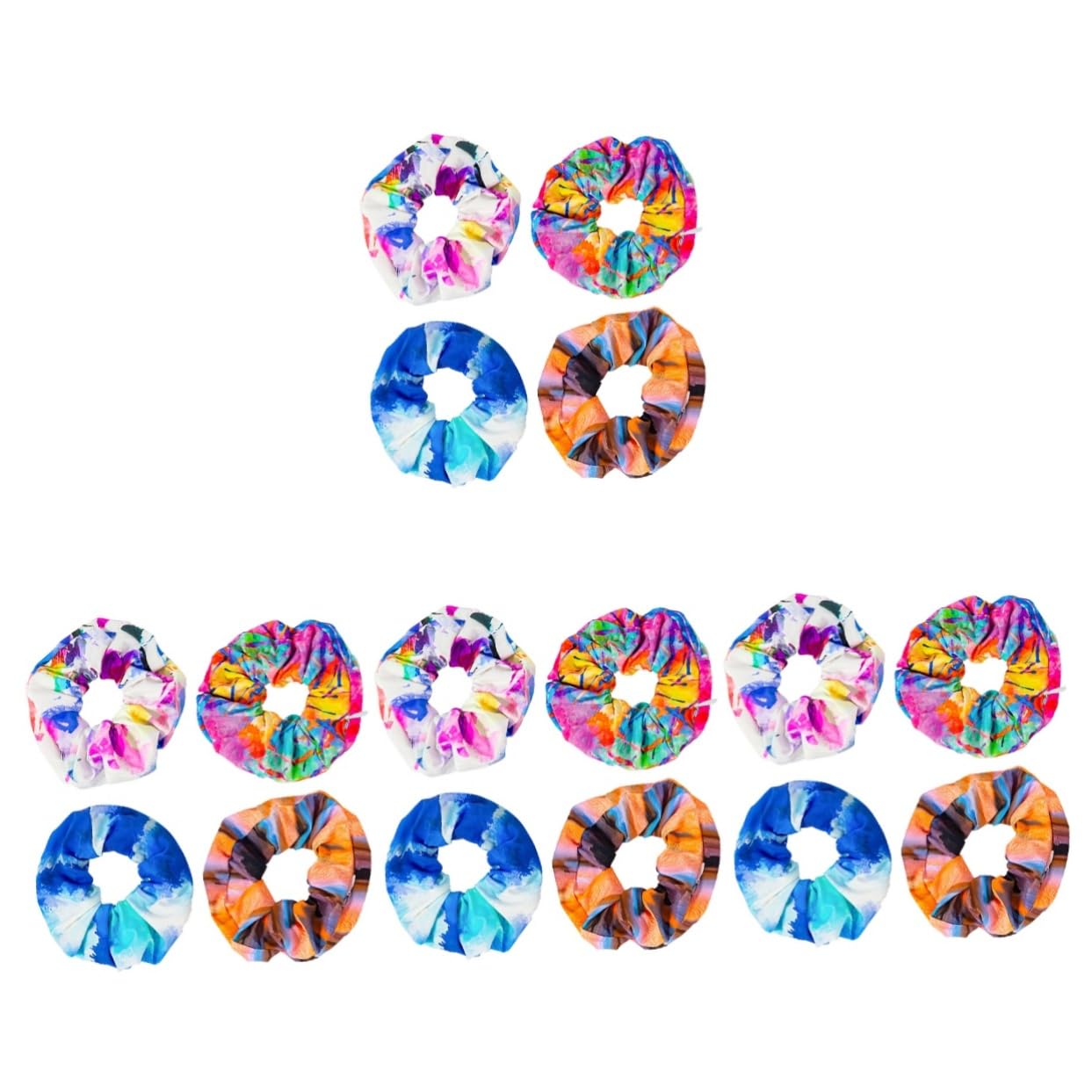 minkissy 16piezas Scrunchies Con Bolsillo Con Sujetadores De Coleta Accesorios Cabello Coloridos y Funcionales