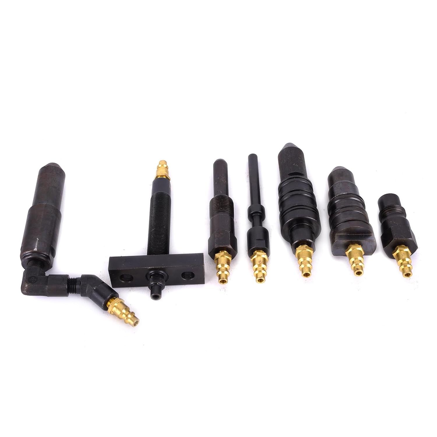 MPLUS Engine Compression Pressure Tester fits for use on Cummins 5.9, Ford Powerstroke 6.0L, 6.4L, 6.7L, 7.3L (Both Styles), for Cummins V6, V8, V12, 855, 5.9L, for GM Duramax 4.3/5.7/6.2/6.5L/6.6L