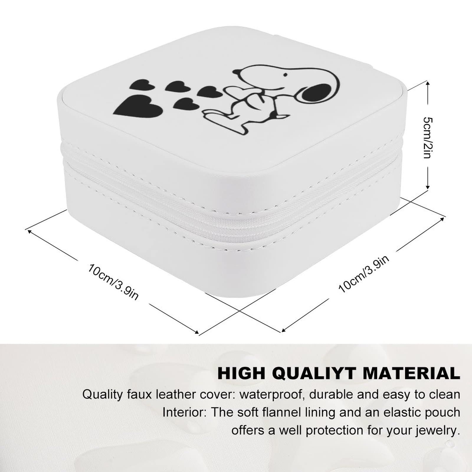 Amazon｜スヌーピー ジュエリーボックス 携帯用 アクセサリーケース