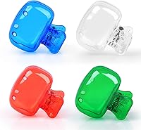 Eaezerav 4 Pack Toothbrush Covers - BPA-Free Travel Caps with Ventilation Holes, Portable Protectors for Family, Camping & Trips