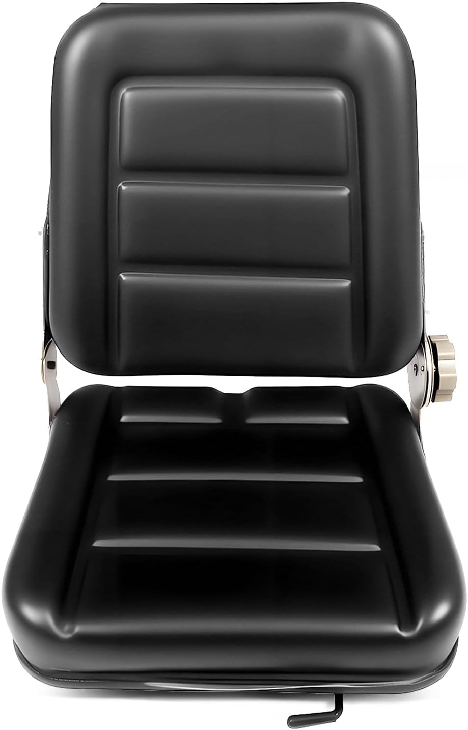 Universal Tractor Seat with Adjustable Backrest and Slide Compatible with Forklifts Excavators Golf Carts Dozers Tractors Lawn Mower