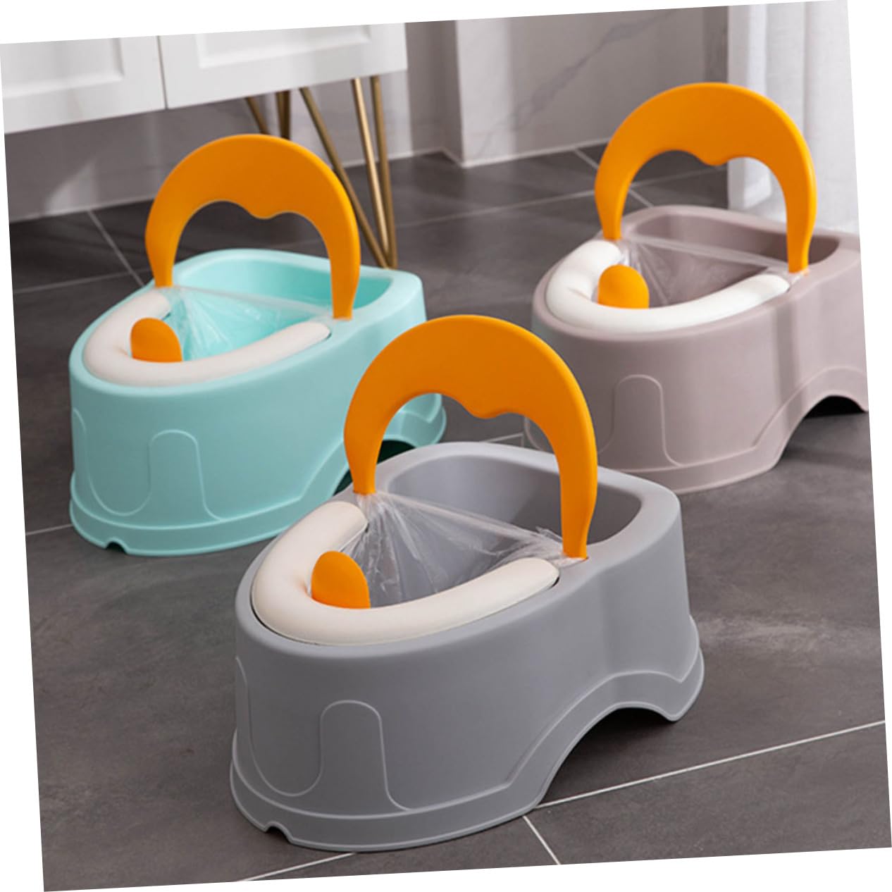 SUPVOX Inodoro Portátil Para Bebés Lavabo Infantil Inodoro Para Bebés Para Viajes y Casa Función De Orinal Diseño Cómodo y Seguro Para Uso Diario y Entrenamiento