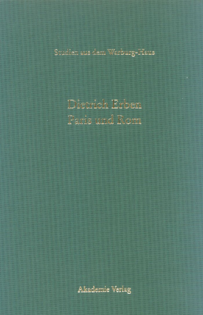 Paris und Rom Ludwig XIV livre d'art prestigieux de la collection Warburg