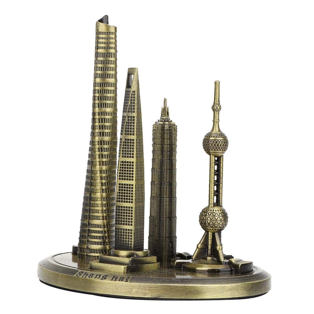 Marhynchus Oriental Pearl Tower-Gebäude-Modell Shanghai Financial Center-Gebäude-Modell Shanghai Buildings Souvenir(#1)